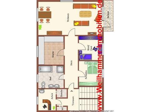 Etagenwohnung mieten in Saarbrücken, 130 m² Wohnfläche, 4 Zimmer