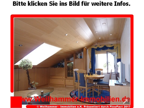 Dachgeschosswohnung mieten in Saarbrücken, 71 m² Wohnfläche, 2 Zimmer