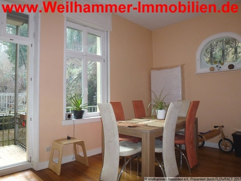 Esszimmer mit Balkon