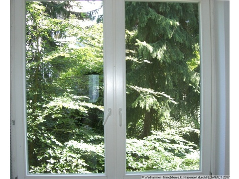 Ausblick vom Schlafzimmer