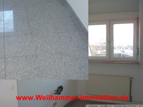 Küche mit Fenster-Bodenbelag der Küche