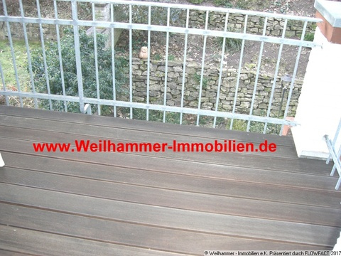 riesiger Balkon
