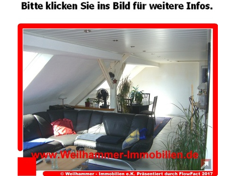 Dachgeschosswohnung mieten in Saarbrücken, 80 m² Wohnfläche, 2 Zimmer