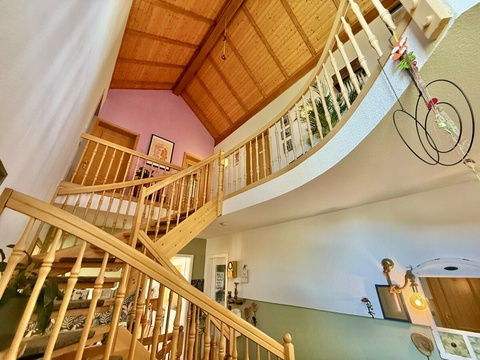 Treppe mit Empore