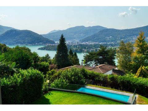 Villa kaufen in Montagnola, 950 m² Grundstück, 400 m² Wohnfläche, 65 Zimmer