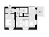 Erdgeschosswohnung mieten in Leipzig, 64,55 m² Wohnfläche, 2 Zimmer