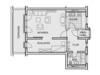 Dachgeschosswohnung mieten in Leipzig, mit Garage, 60,15 m² Wohnfläche, 1,5 Zimmer