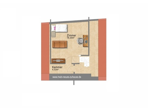 Grundriss Spitzboden