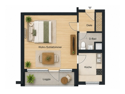 Grundriss, 5. OG