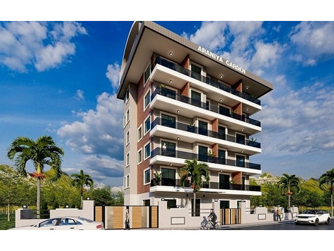 Etagenwohnung kaufen in Alanya, mit Stellplatz, 56 m² Wohnfläche, 2 Zimmer