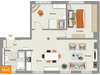 Dachgeschosswohnung mieten in Seligenstadt, mit Stellplatz, 68 m² Wohnfläche, 3 Zimmer