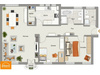 Etagenwohnung mieten in Seligenstadt, mit Stellplatz, 99 m² Wohnfläche, 3 Zimmer