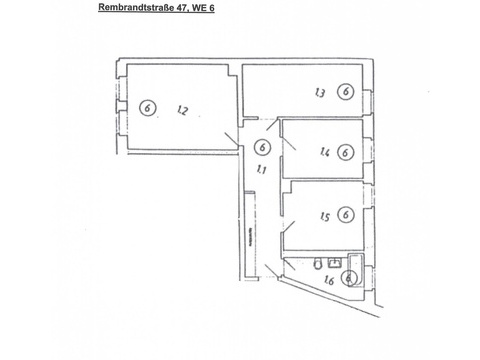 Grundriss zur Wohnung