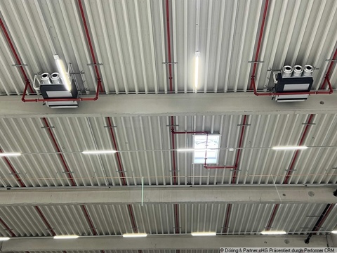 Detail Heizung-Halle