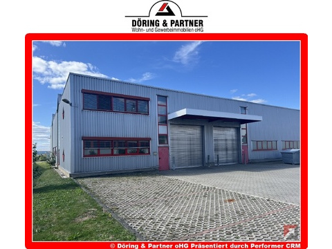 Halle mieten, pachten in Gera, 644 m² Lagerfläche