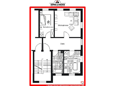 Erdgeschosswohnung mieten in Gera, 70 m² Wohnfläche, 2 Zimmer