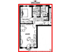 Etagenwohnung mieten in Gera, mit Stellplatz, 59 m² Wohnfläche, 2 Zimmer