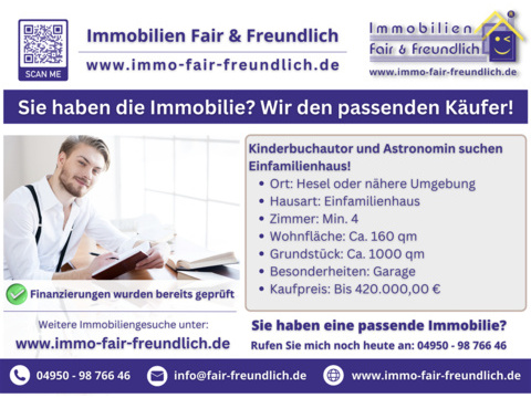 Einfamilienhaus kaufen in Hesel, 160 m² Wohnfläche, 4 Zimmer