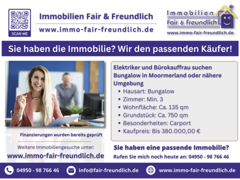 Einfamilienhaus kaufen in Moormerland, 135 m² Wohnfläche, 3 Zimmer