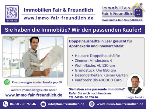 Einfamilienhaus kaufen in Leer (Ostfriesland), 130 m² Wohnfläche, 4 Zimmer