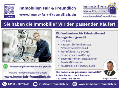 Einfamilienhaus kaufen in Leer (Ostfriesland), 140 m² Wohnfläche, 4 Zimmer