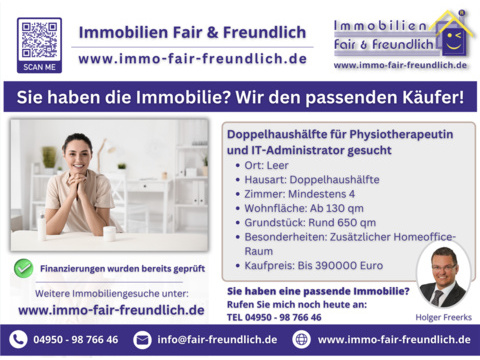Einfamilienhaus kaufen in Leer (Ostfriesland), 130 m² Wohnfläche, 4 Zimmer