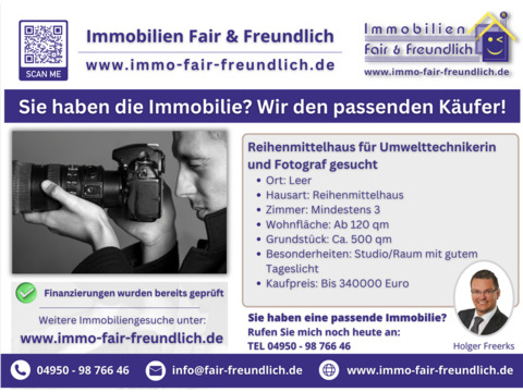 Einfamilienhaus kaufen in Leer (Ostfriesland), 120 m² Wohnfläche, 3 Zimmer