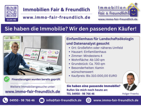 Einfamilienhaus kaufen in Großefehn, 130 m² Wohnfläche, 4 Zimmer