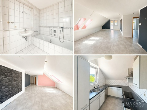 Dachgeschosswohnung kaufen in Wildberg, mit Stellplatz, 63 m² Wohnfläche, 2 Zimmer