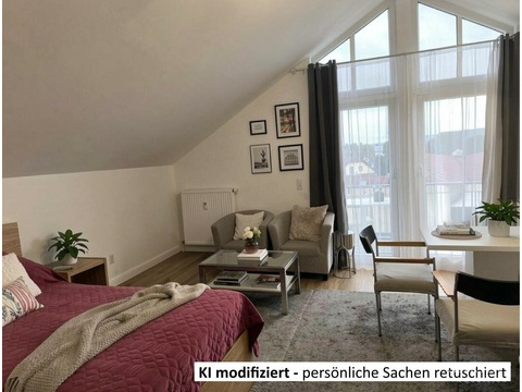 Dachgeschosswohnung kaufen in Pocking, 36 m² Wohnfläche, 1,5 Zimmer