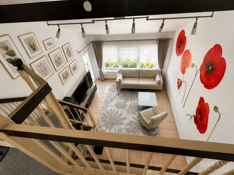 Wohnzimmer v. Oben
