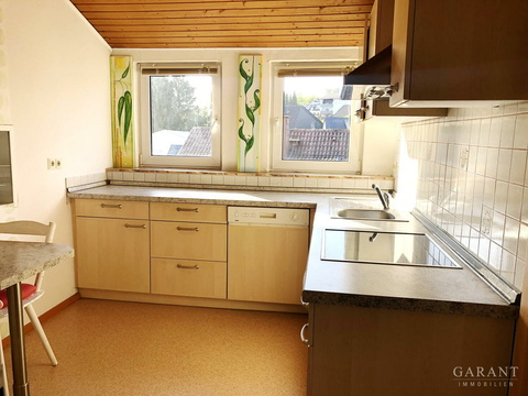 Küche im Dachgeschoss Einliegerwohnung