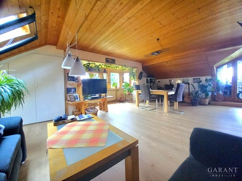 Dachgeschosswohnung kaufen in Rettenberg, mit Stellplatz, 107 m² Wohnfläche, 4 Zimmer