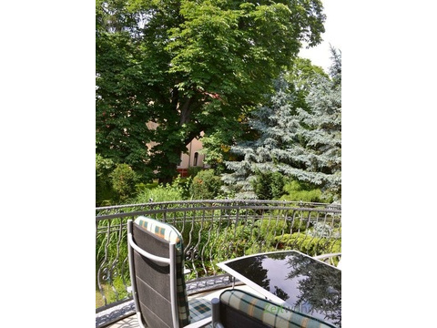 Blick vom Balkon