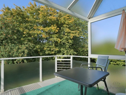 Blick auf den Balkon