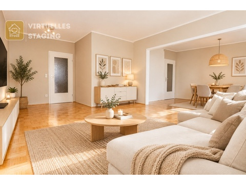 virtuell gestaltetes Wohnzimmer