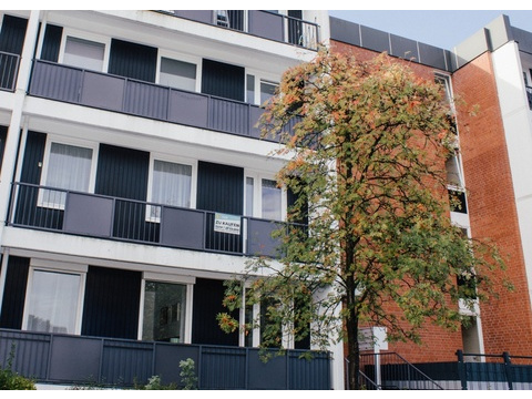Sicht auf die vordere Loggia