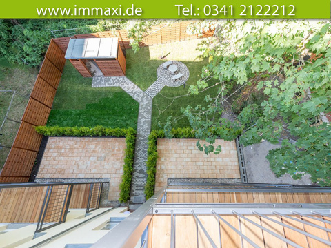 Ansicht Freiflächen und Gartenbereich
