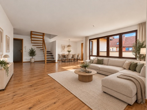 Maisonette- Wohnung kaufen in Steinenbronn, 106 m² Wohnfläche, 3,5 Zimmer