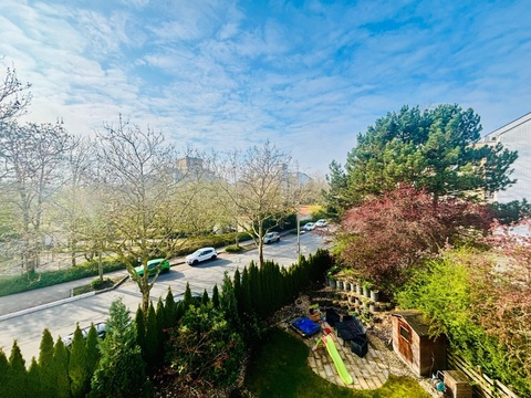Blick vom Balkon