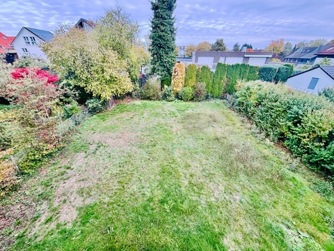 Garten aus Blickrichtung vom Balkon