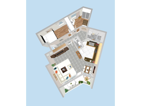 Dachgeschosswohnung mieten in Frechen, 88 m² Wohnfläche, 3 Zimmer