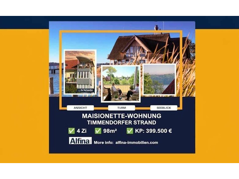Maisonette- Wohnung kaufen in Timmendorfer Strand, 98 m² Wohnfläche, 4 Zimmer