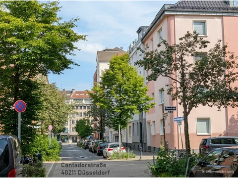 Etagenwohnung mieten in Düsseldorf, 50 m² Wohnfläche, 2 Zimmer