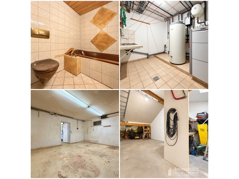 Impressionen aus Kellerbad, Heizungsraum, Werkstatt und Geräteschuppen