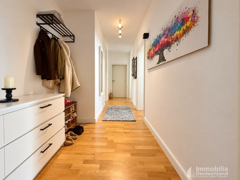 Wohnungsflur aus Sicht der Eingangstür