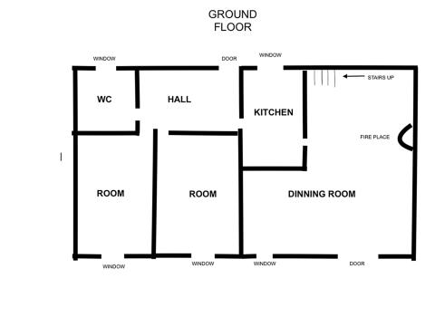 Architektenplan erste stock