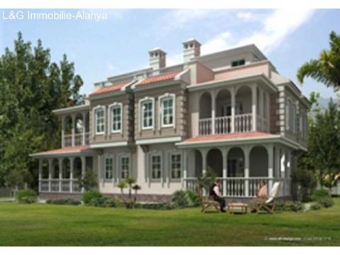 Aussenanlage- Immobilie-villa-alanya-avsallar