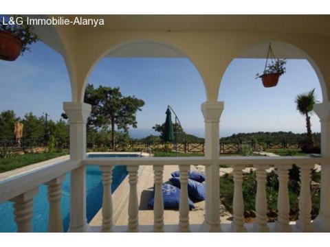 Aussenanlage- Immobilie-villa-alanya-avsallar