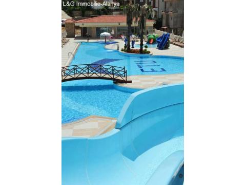 Aussenanlage- Immobilie-villa-alanya-avsallar
